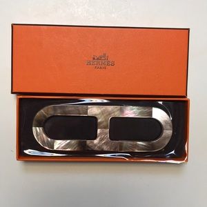 Hermès Chain d' Anchor shawl  scarf ring